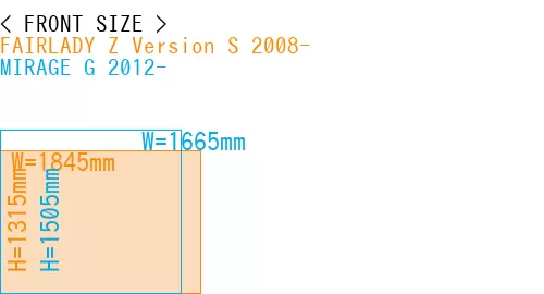 #FAIRLADY Z Version S 2008- + MIRAGE G 2012-
